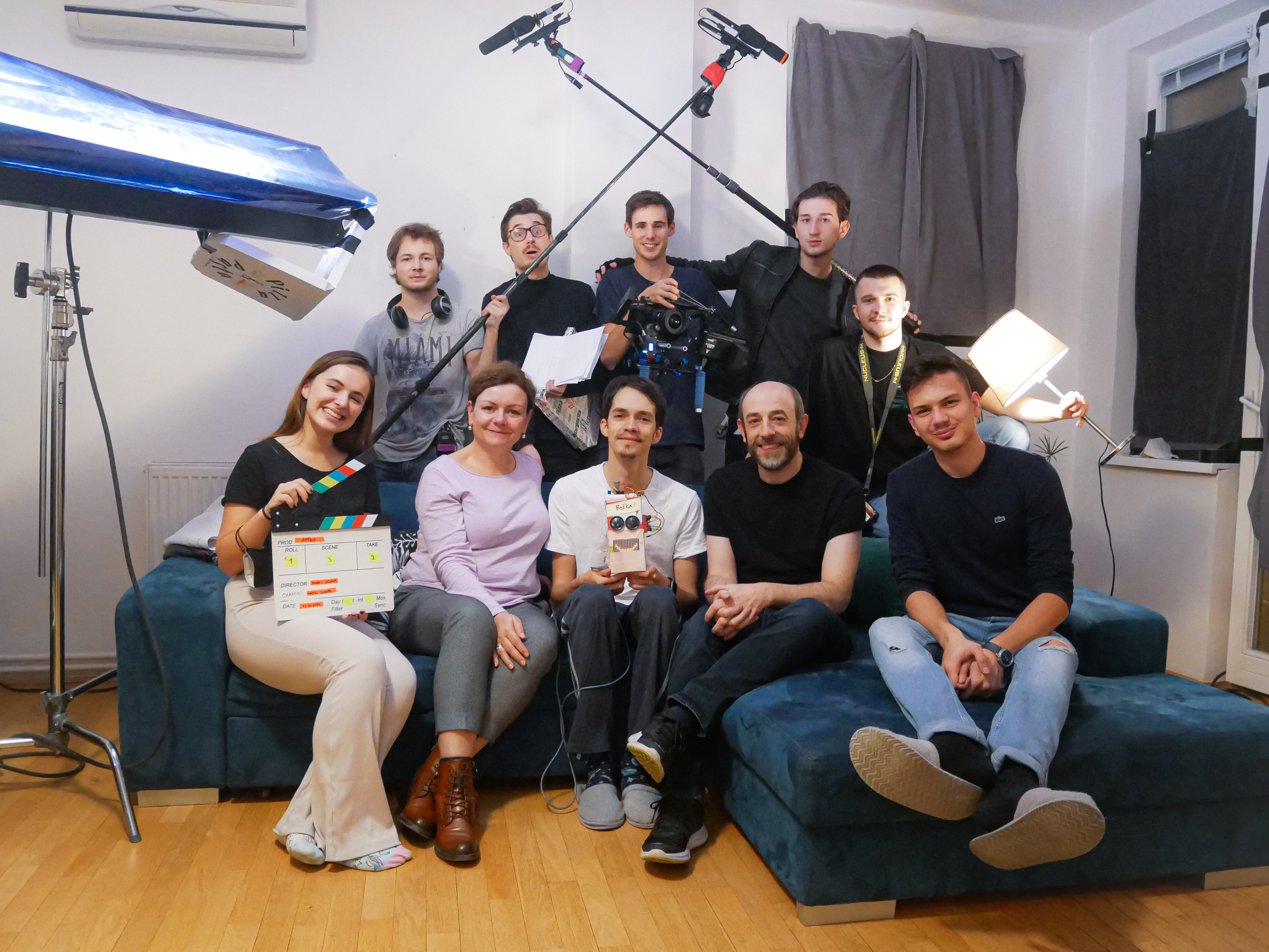 Nakrúcanie filmu Božka - spolupráca