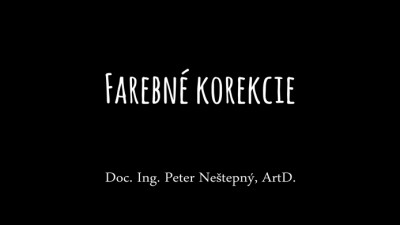 Farebné korekcie