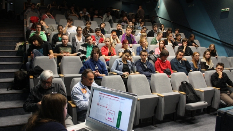 Presentation of the very first team works of the 2013-14 year