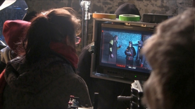 Filming of Michal Šabík's bachelor film