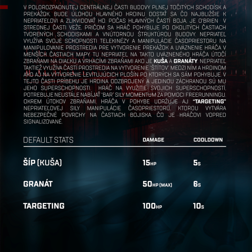 Game Mechanics - Final Boss - Viktor Boža